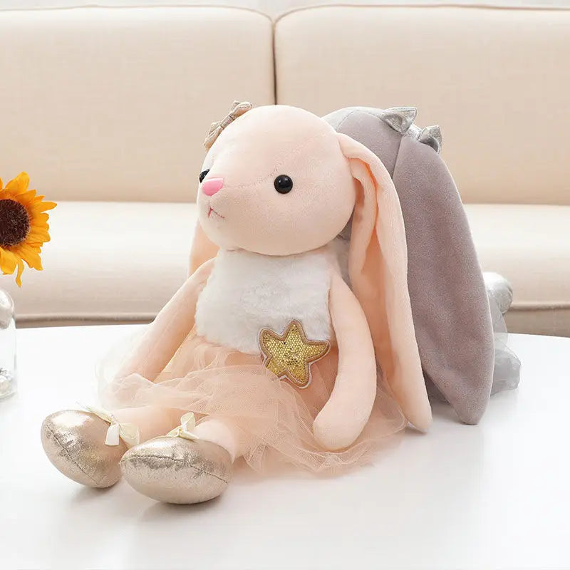 Plush Long Eared Ballerina Stuffed Toy - 35-39cm