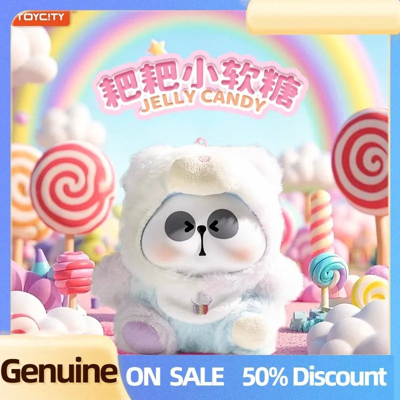 Genuine Mr.Pa Candy Series Blind Box Little Panda Candy Vinyl Face Doll Bag Pendant Mystery Box Kawaii Collect Toy Girl'S Gift