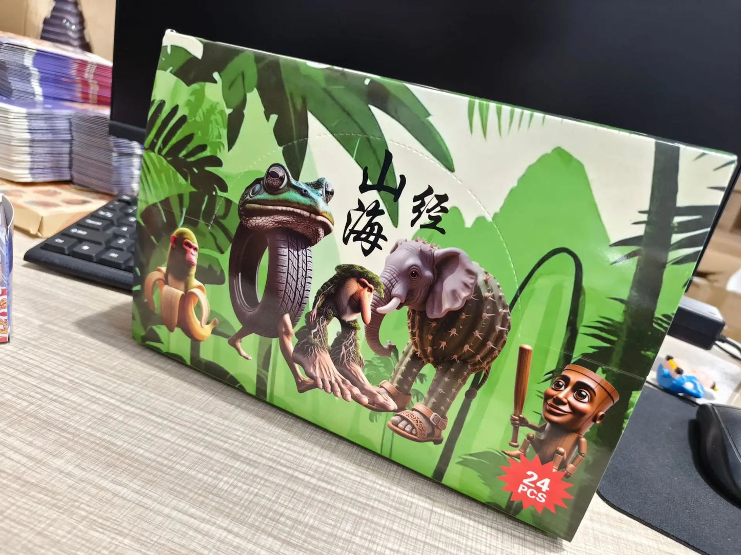 Italian Brainrot Blind Box Figures Tralalero Tralala or Tung Tung Tung Sahur - 24 Pack