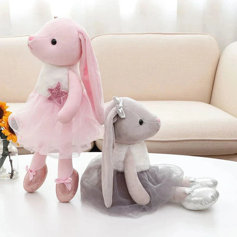 Plush Long Eared Ballerina Stuffed Toy - 35-39cm