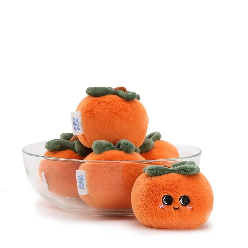 Plush Persimmon Stuffed Toy - 10cm