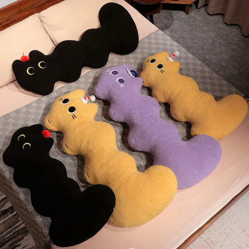 Plush Cat Long Pillow Toy 90-120cm