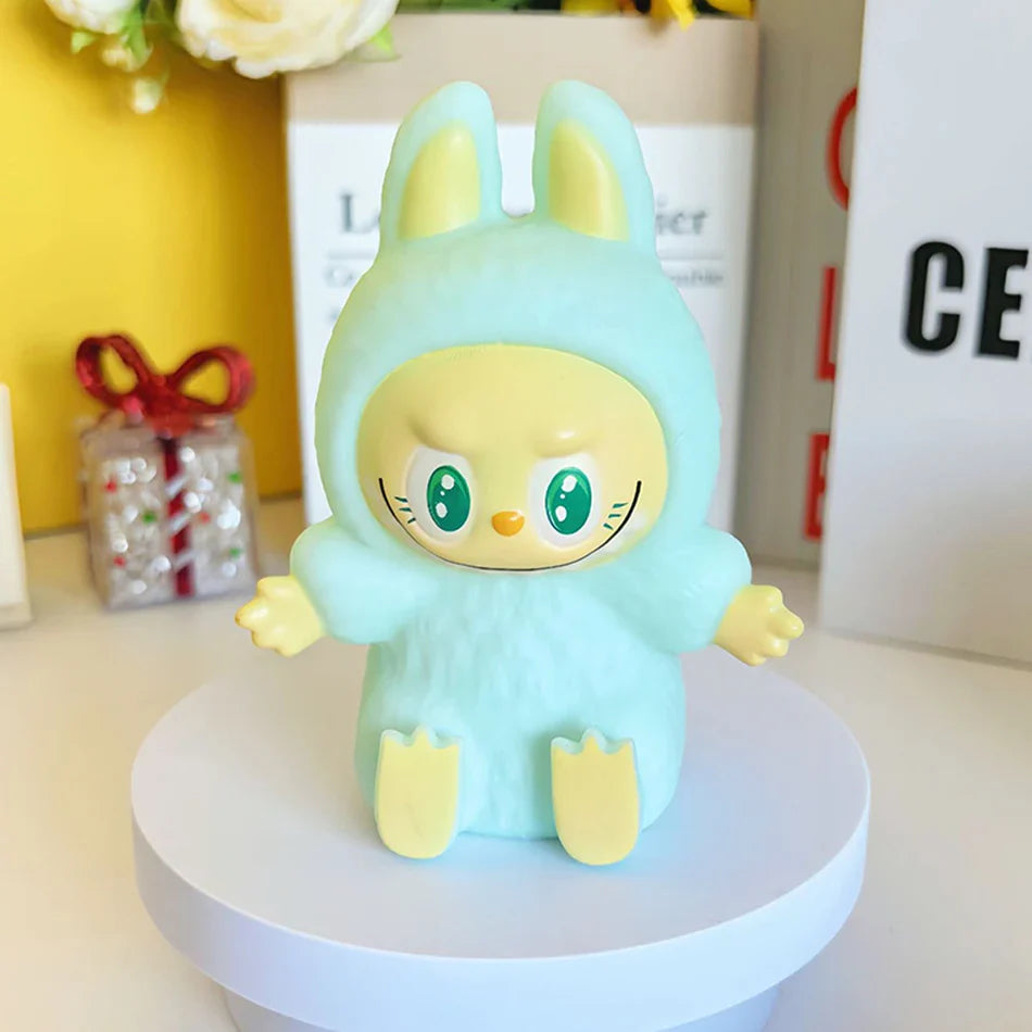 Labubu Adorable Cartoon Night Light Blue