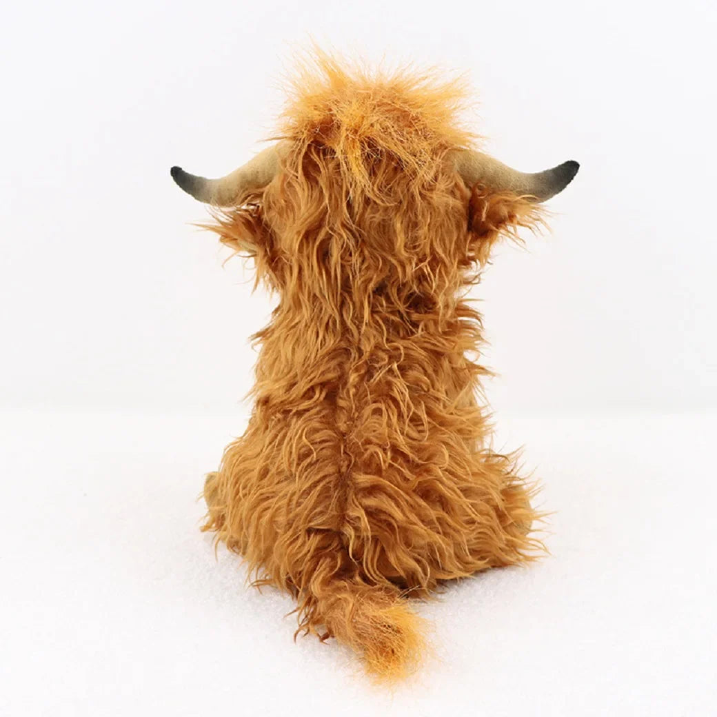 Plush Cute Highland Cow Stuffed Toy - 25cm