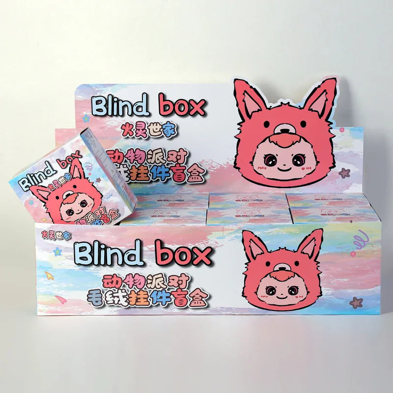 Huoling Family Never End Serie Cute Blind Box Vinyl Doll Mystery Bag Kawai Tide Play Desktop Decoration Collect Pendant Toy Gift