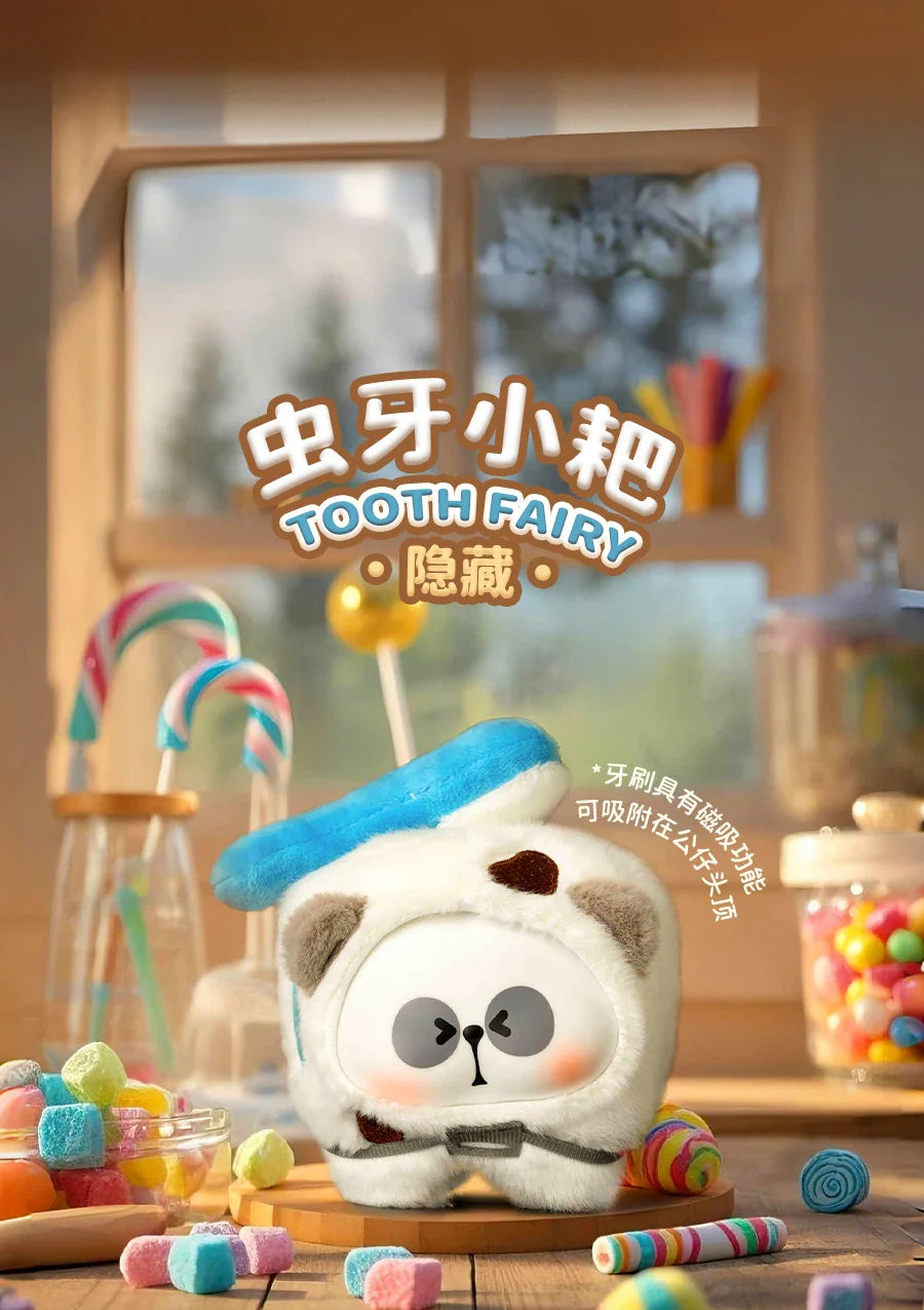 Genuine Mr.Pa Candy Series Blind Box Little Panda Candy Vinyl Face Doll Bag Pendant Mystery Box Kawaii Collect Toy Girl'S Gift