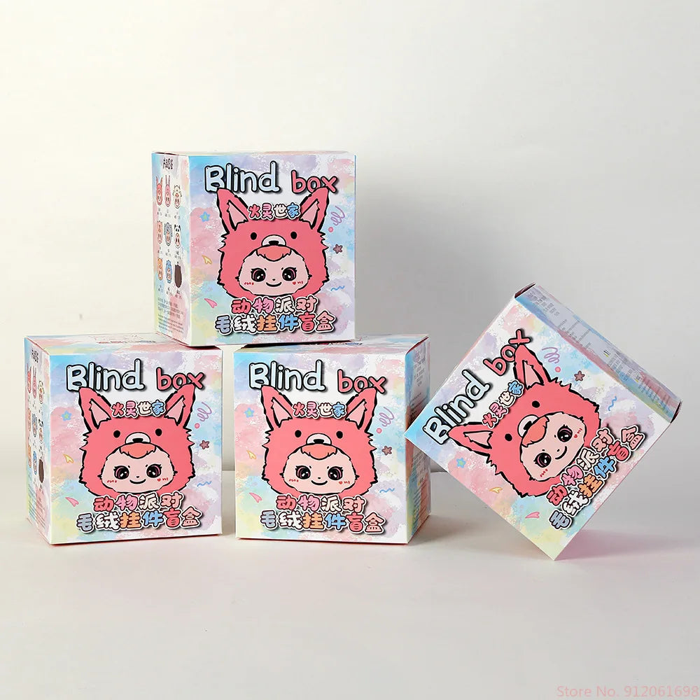 Huoling Family Never End Serie Cute Blind Box Vinyl Doll Mystery Bag Kawai Tide Play Desktop Decoration Collect Pendant Toy Gift