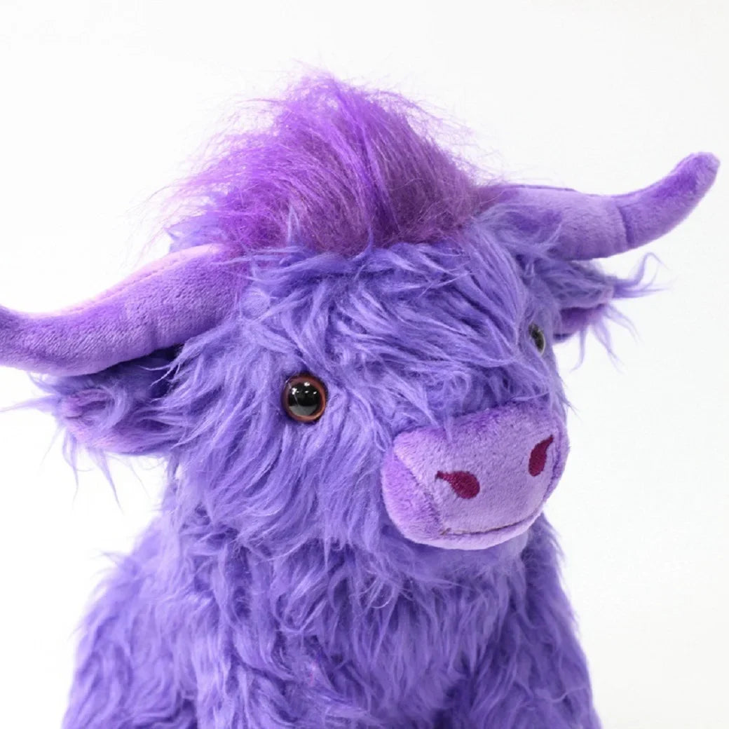 Plush Cute Highland Cow Stuffed Toy - 25cm