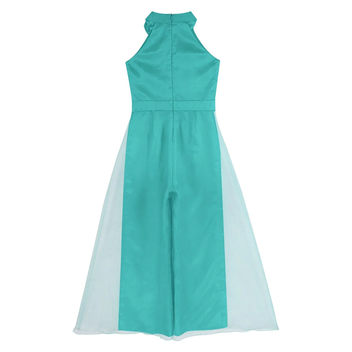 Girls Halter Neck Sleeveless Wide Leg Jumpsuit (6-14 YRS)