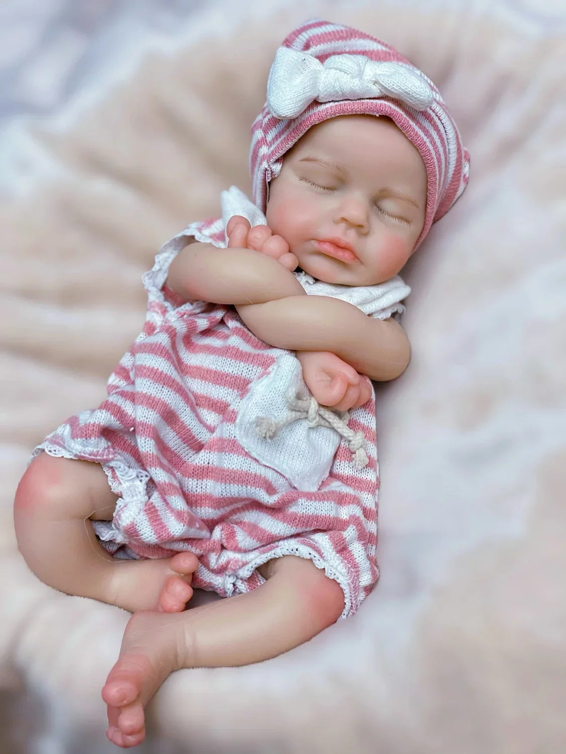 LouLou Bebe Reborn Baby Girl 33cm