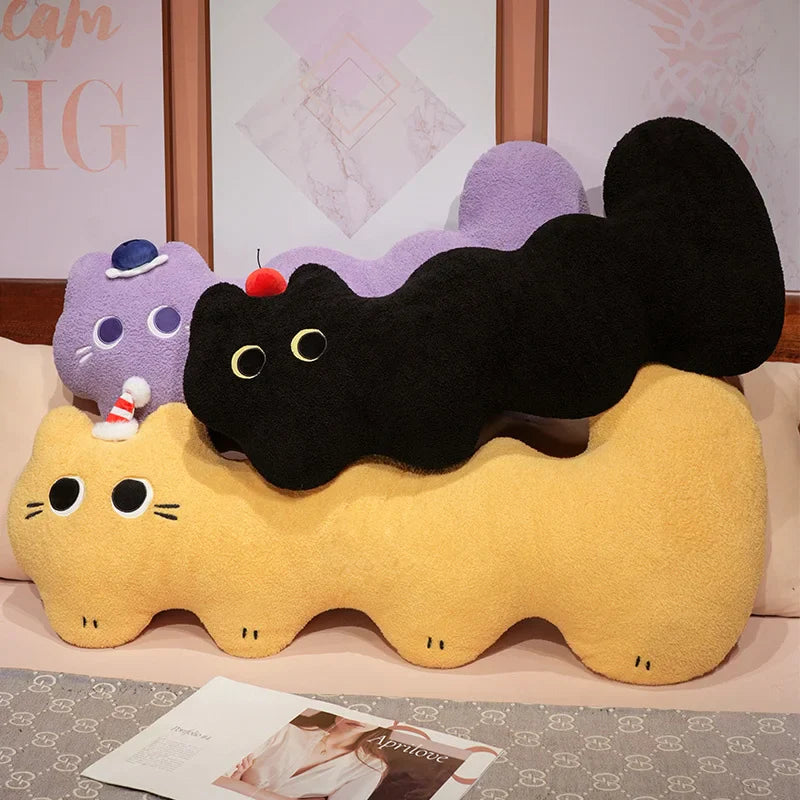 Plush Cat Long Pillow Toy 90-120cm