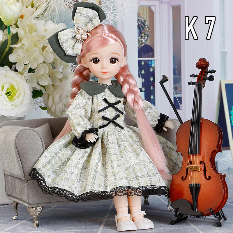 BJD Dolls Princess Joint Movable Joints - 30cm K-7 30 cm