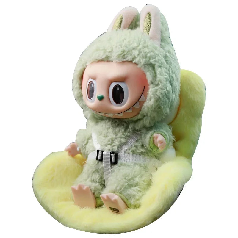 Labubu Doll Car Safety Seat – Plush Aromatherapy Edition | Fits Dolls up to 18cm