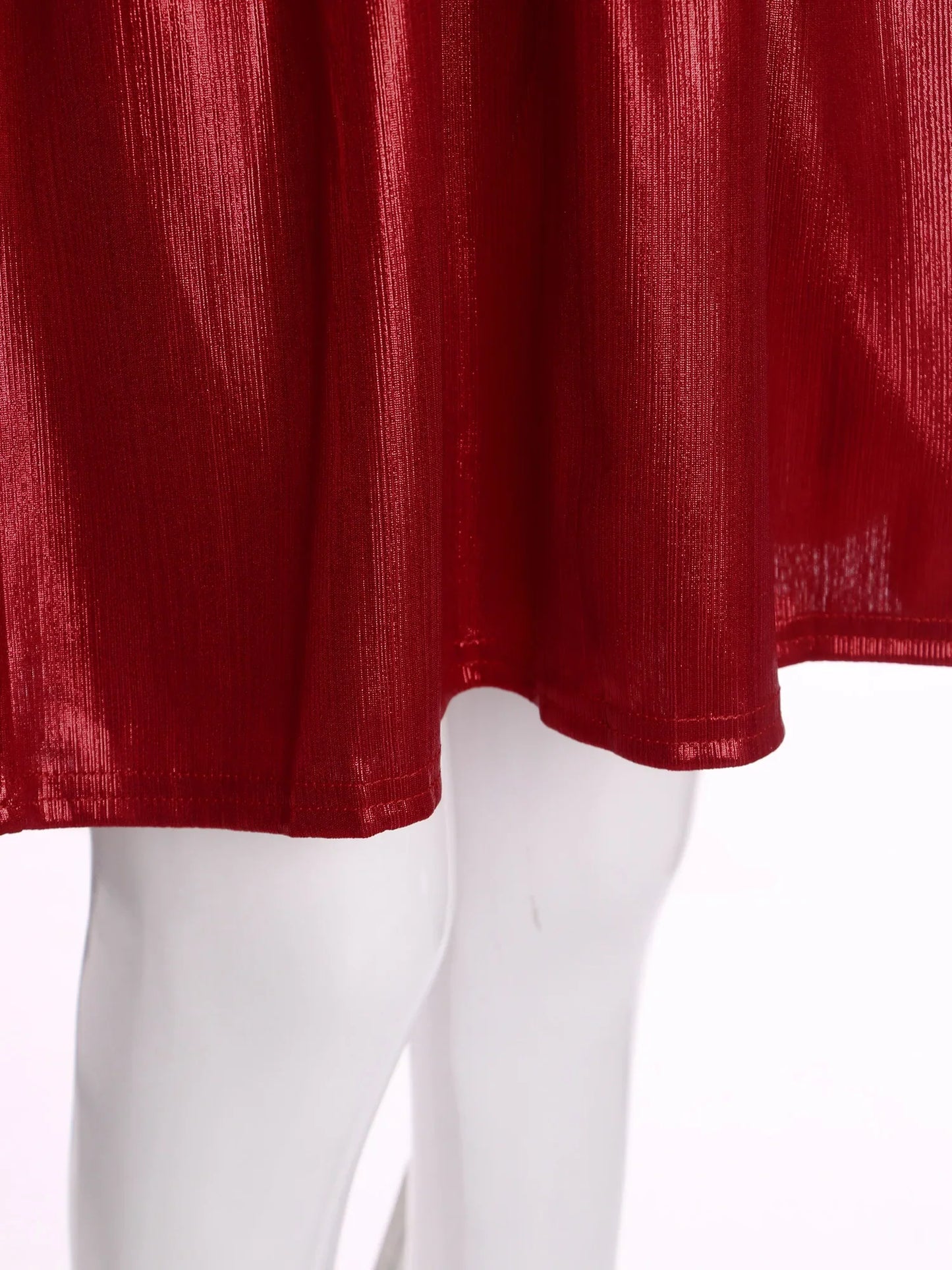 Girls Metallic Sleeveless Ruffles A-Line Dress (Age 24M-10YRS)