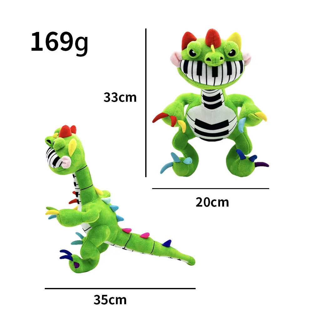 Plush Pianosaurus Nightmared Critters Stuffed Toy
