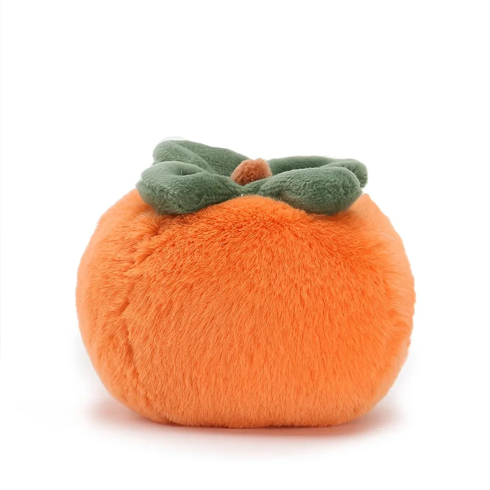 Plush Persimmon Stuffed Toy - 10cm