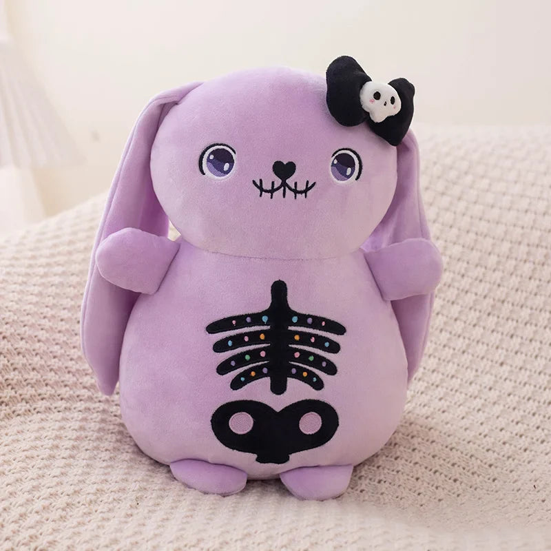 Plush Spooky Skeleton Bunny Rabbit Stuffed Toy 22-30cm
