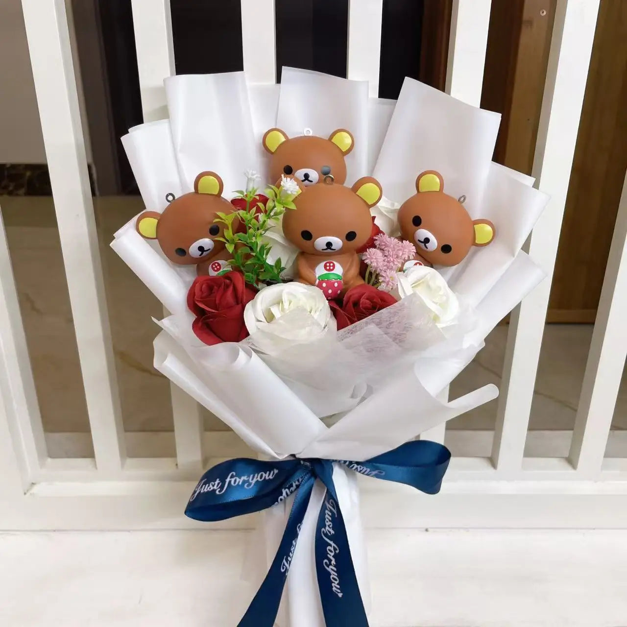 Figurines Spider-Man Pikachu Flower Gift Bouquet