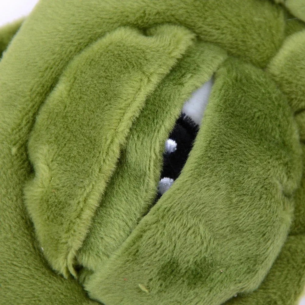 Plush Sad Frog Sleep Mask