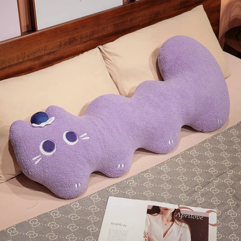 Plush Cat Long Pillow Toy 90-120cm