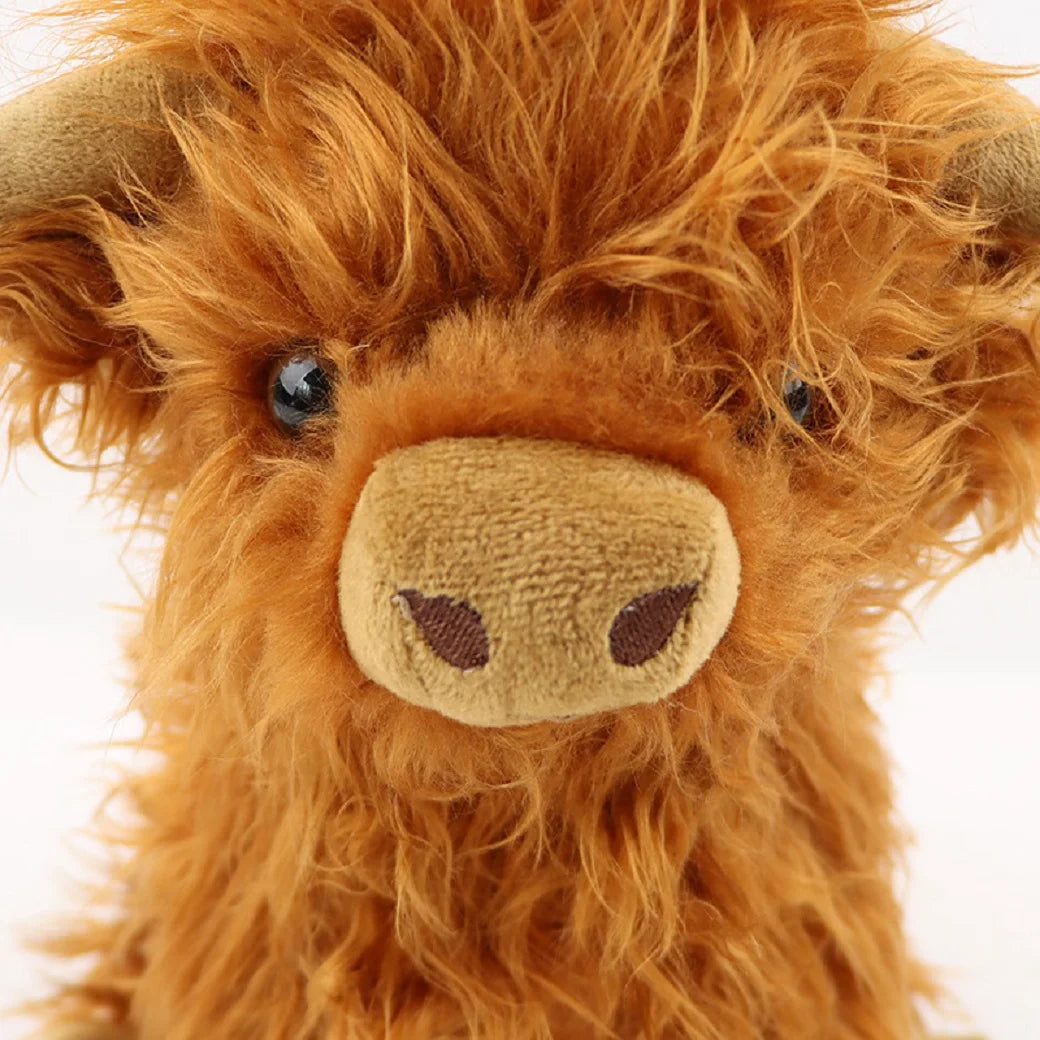 Plush Cute Highland Cow Stuffed Toy - 25cm