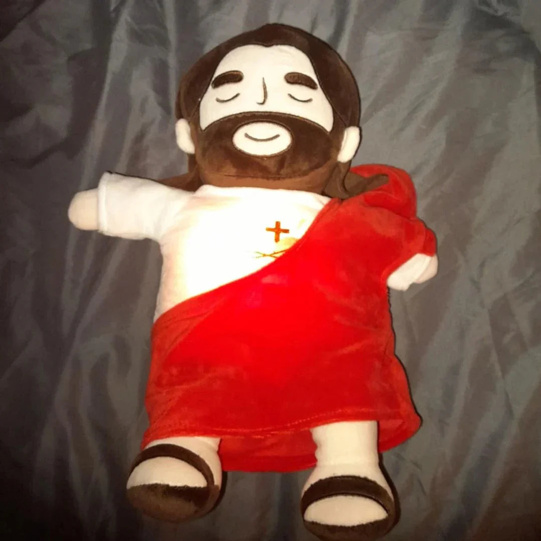 Plush Comforting Breathing Soithing Jesus Stuffed Toy - 38CM