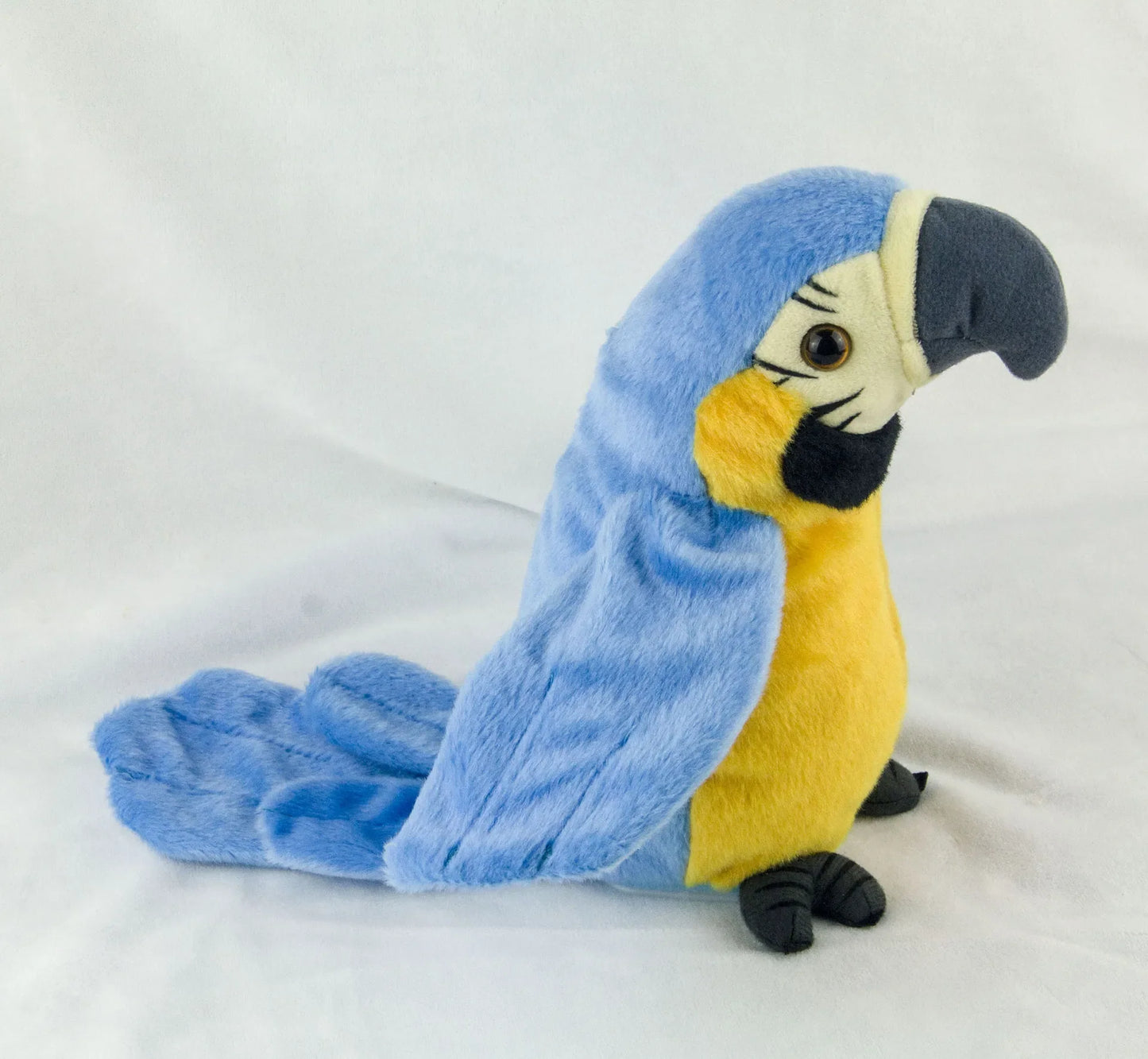 Talking Parrot Toy Mimicry Pet Speaking Plush Toy Blue