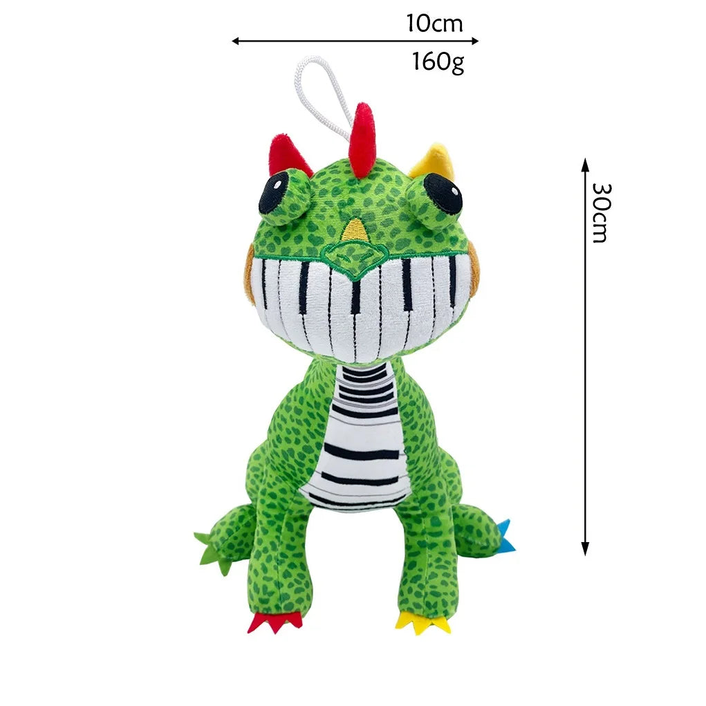 Plush Poppyed Pianosaurus Song Stuffed Toy - 24cm