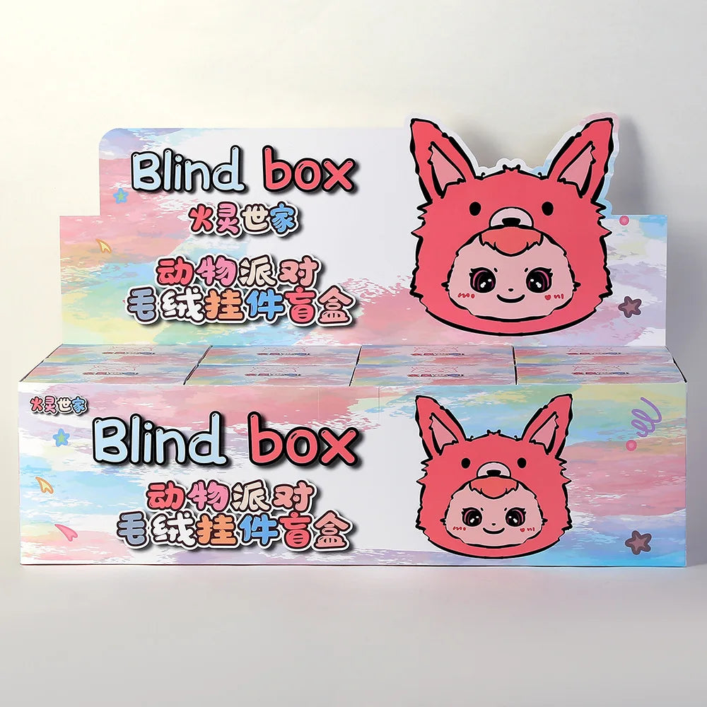 Huoling Family Never End Serie Cute Blind Box Vinyl Doll Mystery Bag Kawai Tide Play Desktop Decoration Collect Pendant Toy Gift