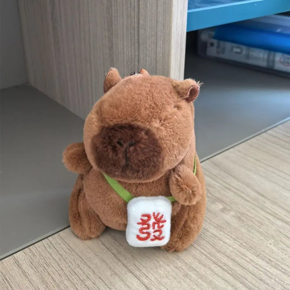 Plush Cute Capybara Stuffed Toy Hoodie with Wings - 12cm 9