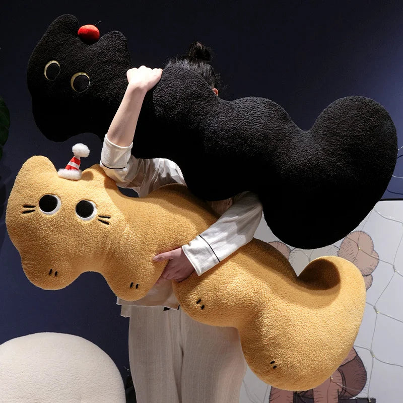 Plush Cat Long Pillow Toy 90-120cm