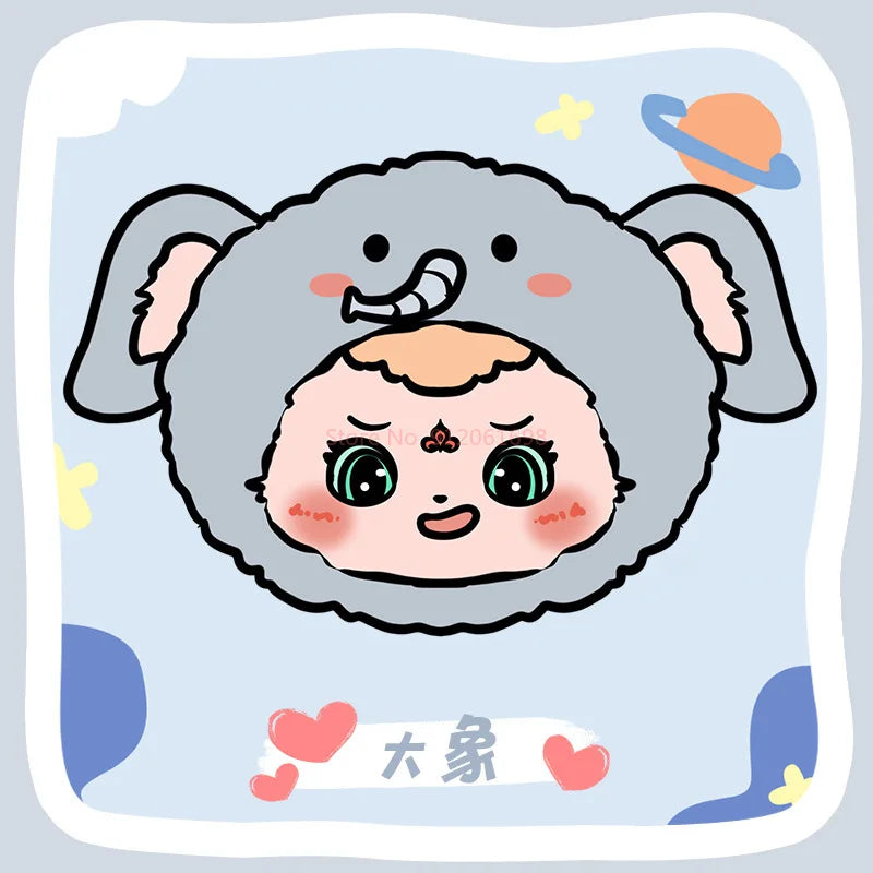 Huoling Family Never End Serie Cute Blind Box Vinyl Doll Mystery Bag Kawai Tide Play Desktop Decoration Collect Pendant Toy Gift