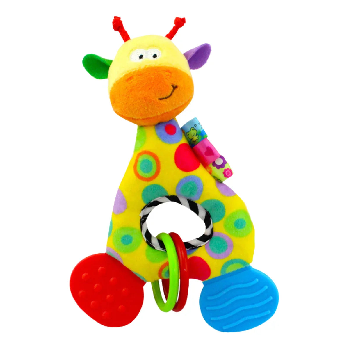 Baby Soft Giraffe Hand Rattle Toy