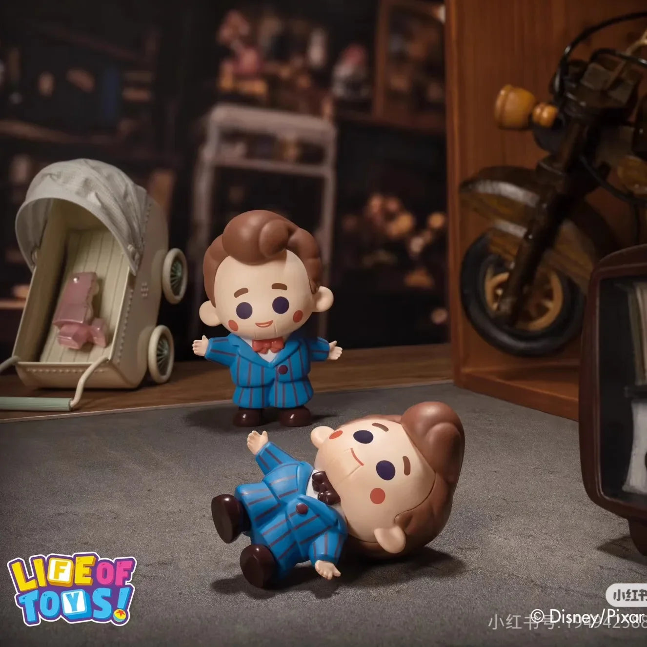 Original Miniso Disney Pixar Toy Story Lifeof Toys Series Mini Edition Doll Lovely Figure Blind Box Pendant Model Kids Toy Gift three