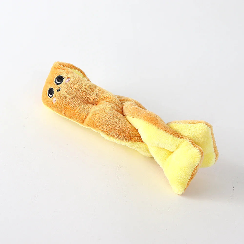 Plush Challah Bread Stuffed Toy - 19cm
