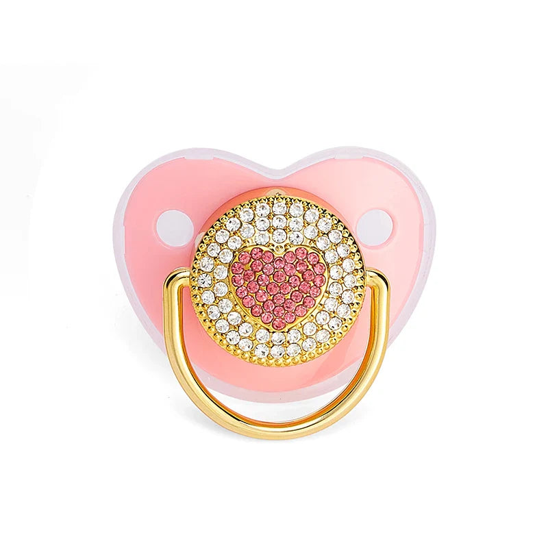 Newborn Pacifier Silicone BPA Free Pink Single