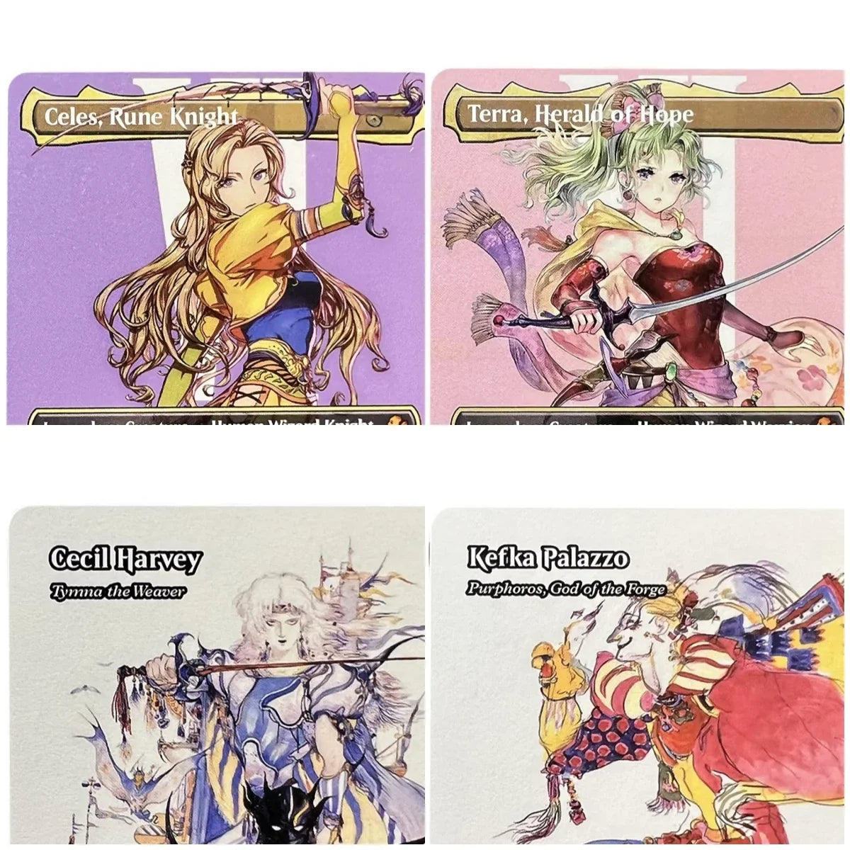 FCA/FIC Proxy Holo Cards – Kefka Palazzo & Blessing of the Oracle | Fantasy TCG Display & Casual Play