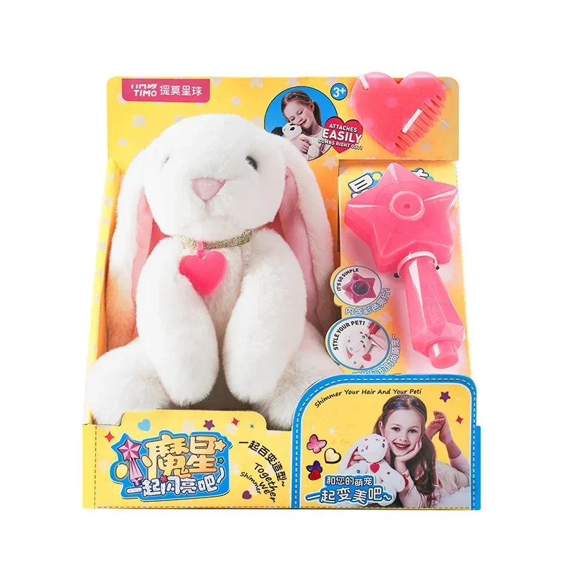 Shimmer Stars Plush Cat Stuffed Toy