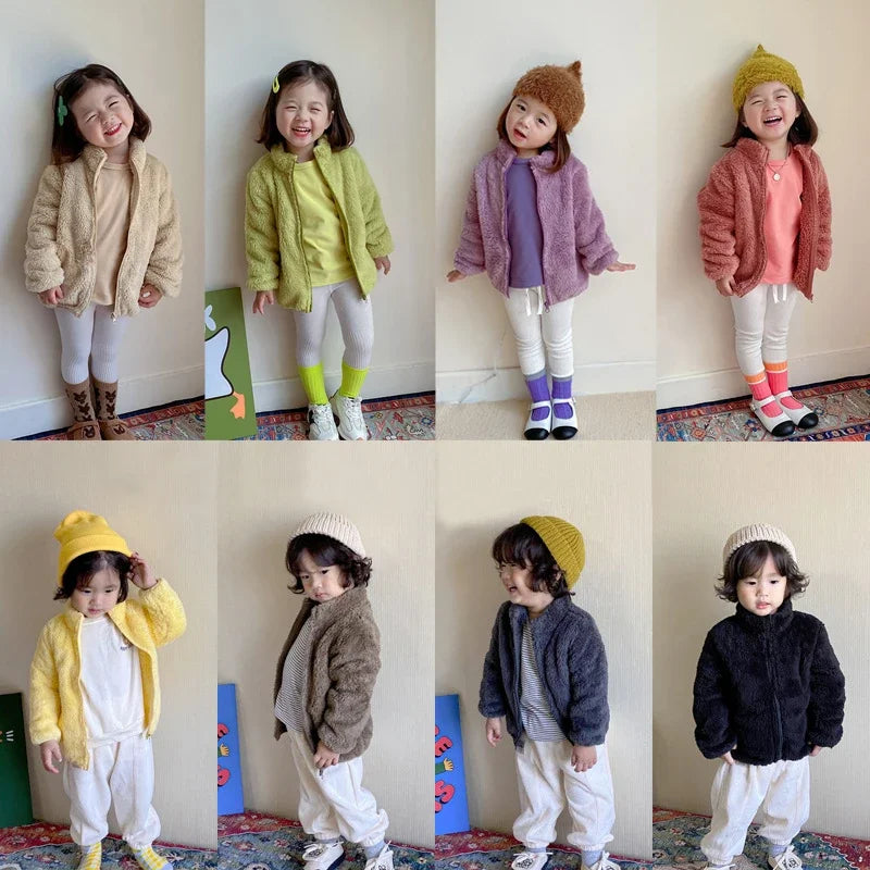 Girls Fleece Jackets Coat (Age 6M-5YRS)
