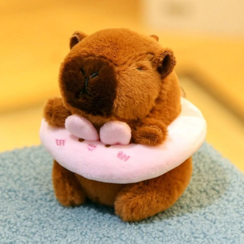 Plush Cute Capybara Stuffed Toy Hoodie with Wings - 12cm 16