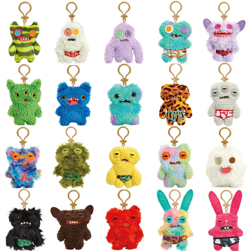 Plush Fuggler Ugly Monsters Teeth Plush Keychain Pendant Toy