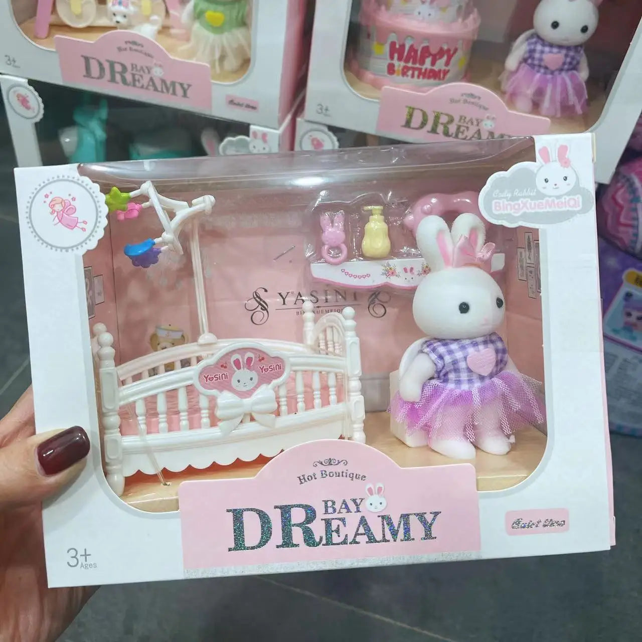 Little Rabbit Dresser Scene Playset – Simulation Modelling Toy