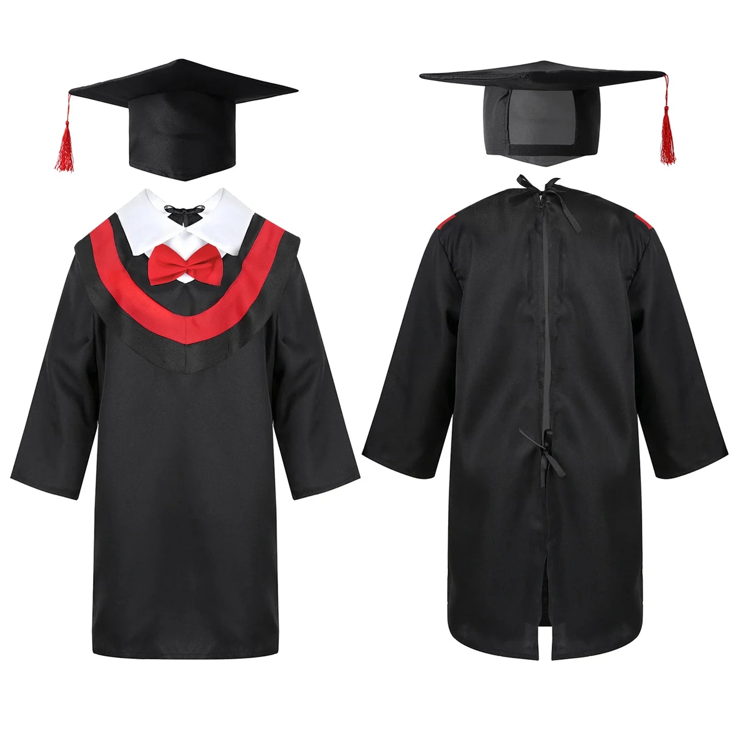 Kids Graduation Gown With Tassel Cap (Age 4-12YRS)