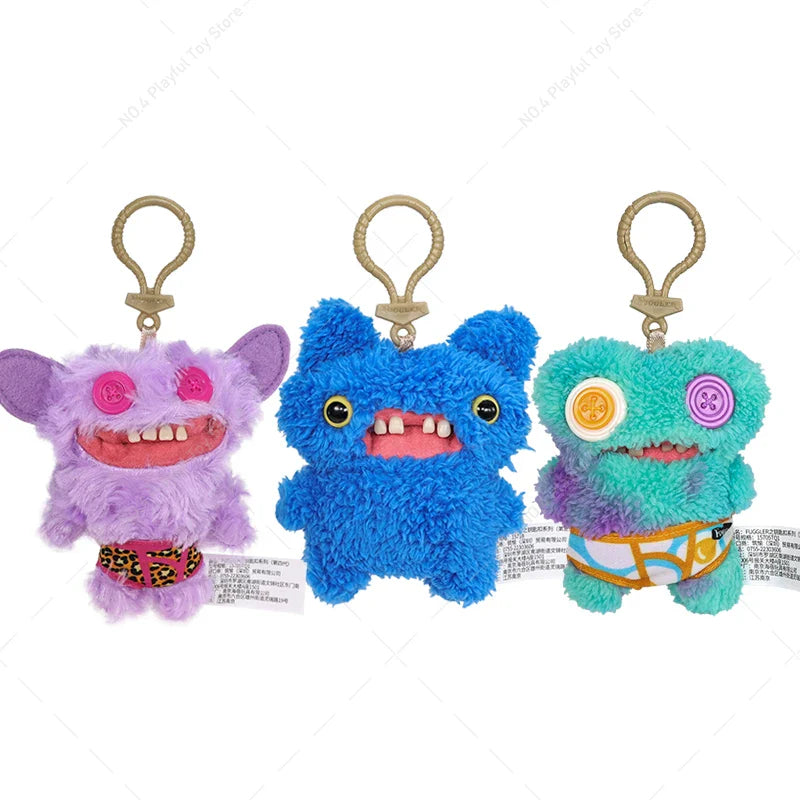 Plush Fuggler Ugly Monsters Teeth Plush Keychain Pendant Toy