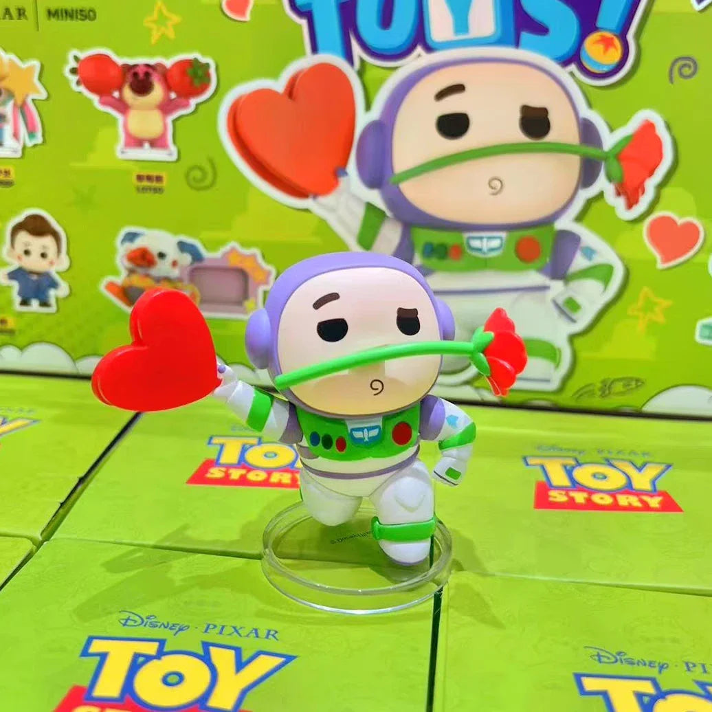Original Miniso Disney Pixar Toy Story Lifeof Toys Series Mini Edition Doll Lovely Figure Blind Box Pendant Model Kids Toy Gift one