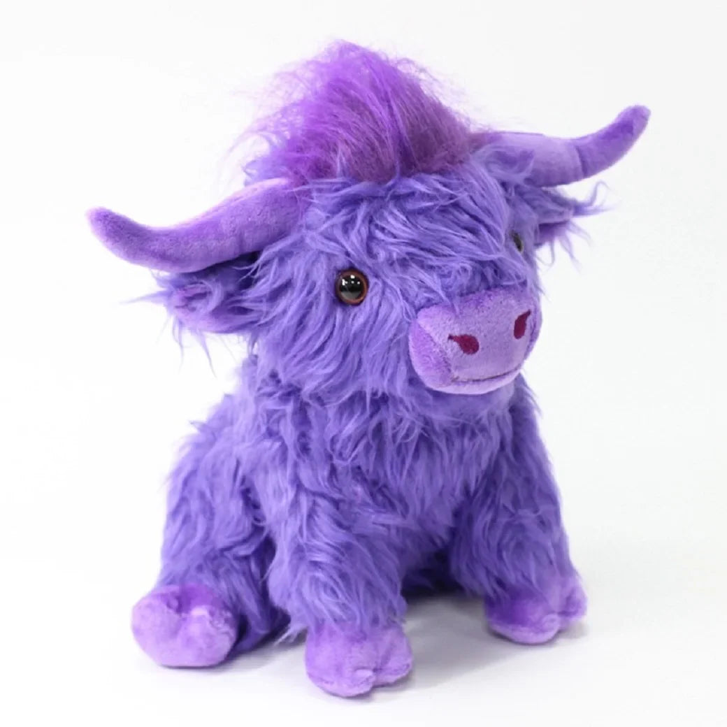 Plush Cute Highland Cow Stuffed Toy - 25cm