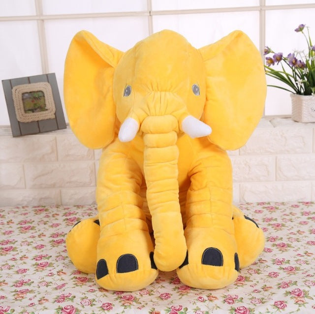 Baby Elephant Pillow Stuffed Toy - 40cm 60cm yellow