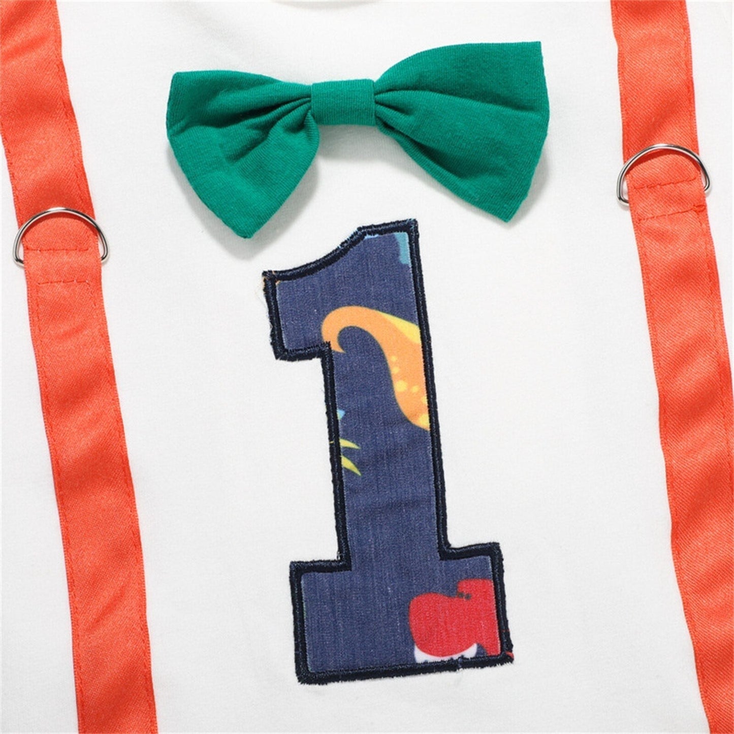 Baby Boys 1st Birthday Bodysuit & Dinosaur Shorts Set (Age 9M-12M)