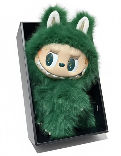 Large Labubu The Monsters Zimomo â€œI Found Youâ€ Vinyl Face Doll | Designer Collectible Art Toy Green