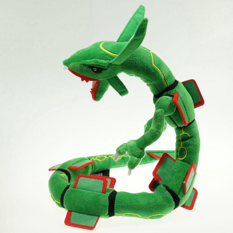 Rayquaza Plush Toy | Legendary Pokémon Plush • Soft Dragon Figure Turquoise